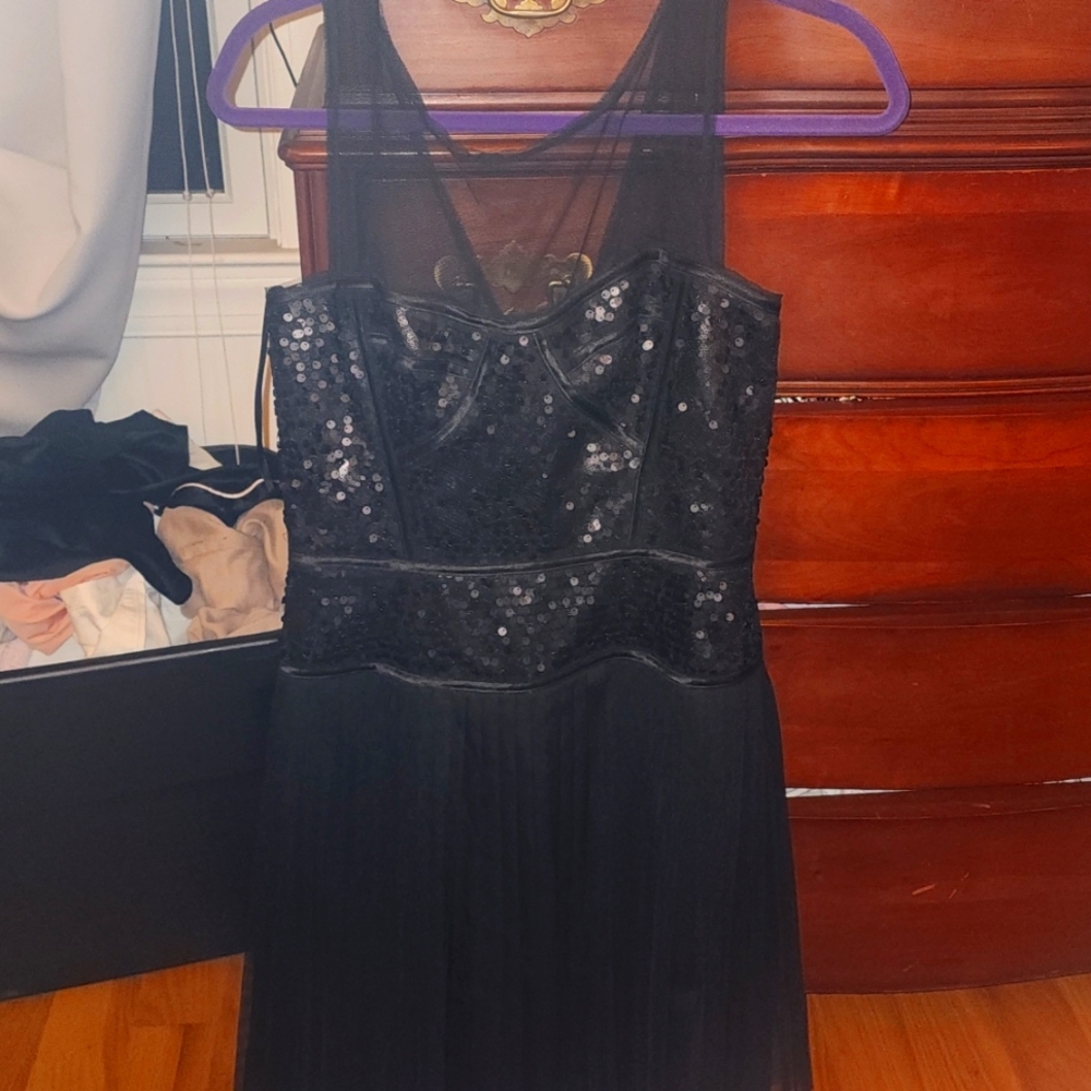 Blk Sequin/Shear BCBG Maxzaria size 6